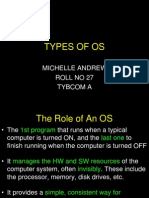 types of Operating Systems