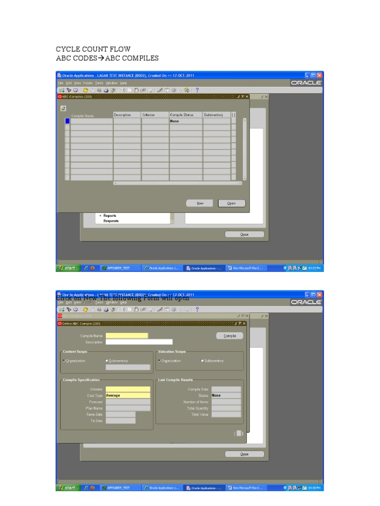 ABC Cycle Count Process Guide | PDF | Finance & Money Management ...