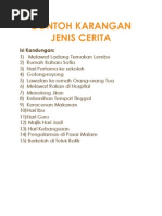 Cerita Pendek Tahun 1