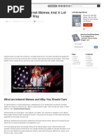 The Power of Internet Memes and a Lot of Fun Along the Way(3)