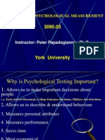 Introduction-Principles of Psychological Measurement