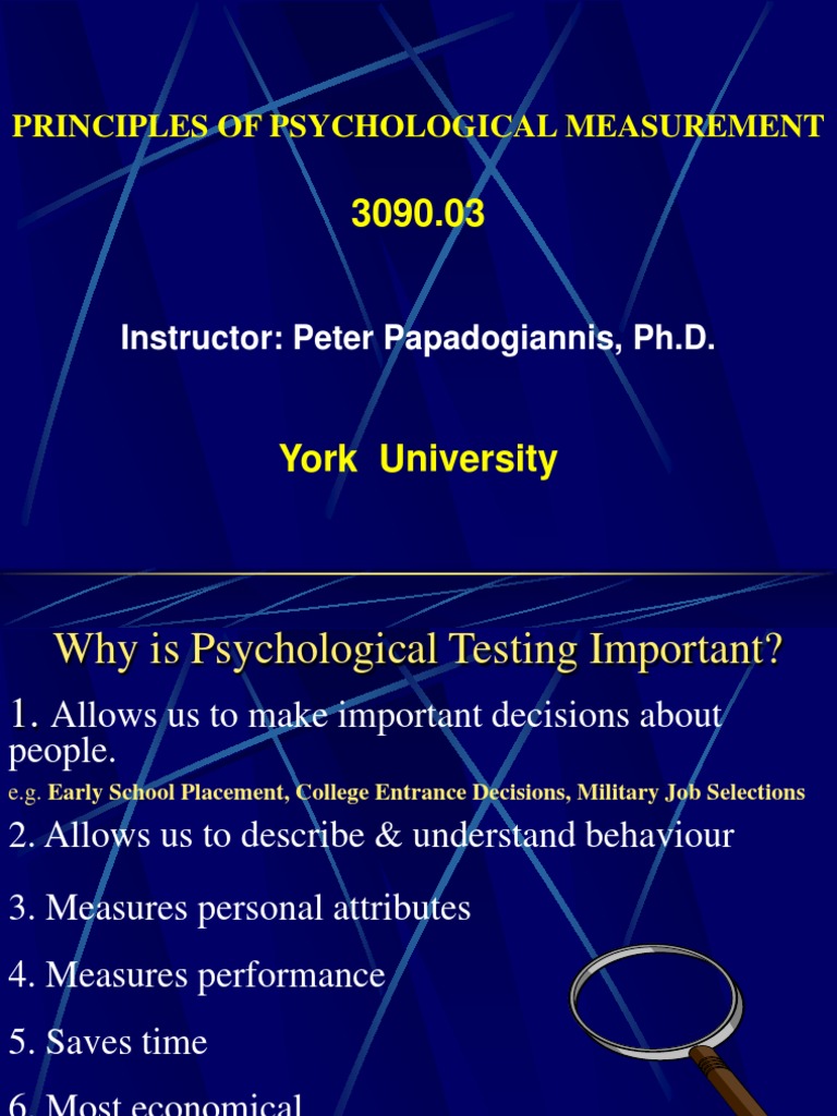 Understanding Psychological Measurement | PDF | Psychological ...
