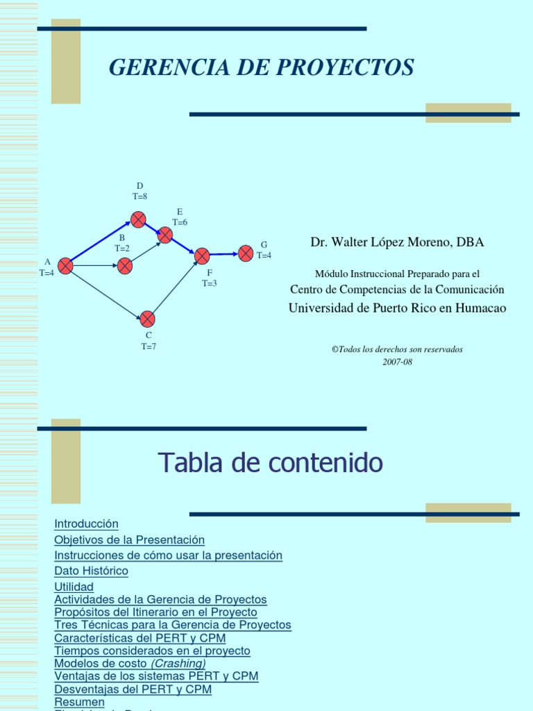 Gerencia de Proyectos b