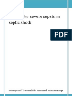 severe sepsis และ septic shock