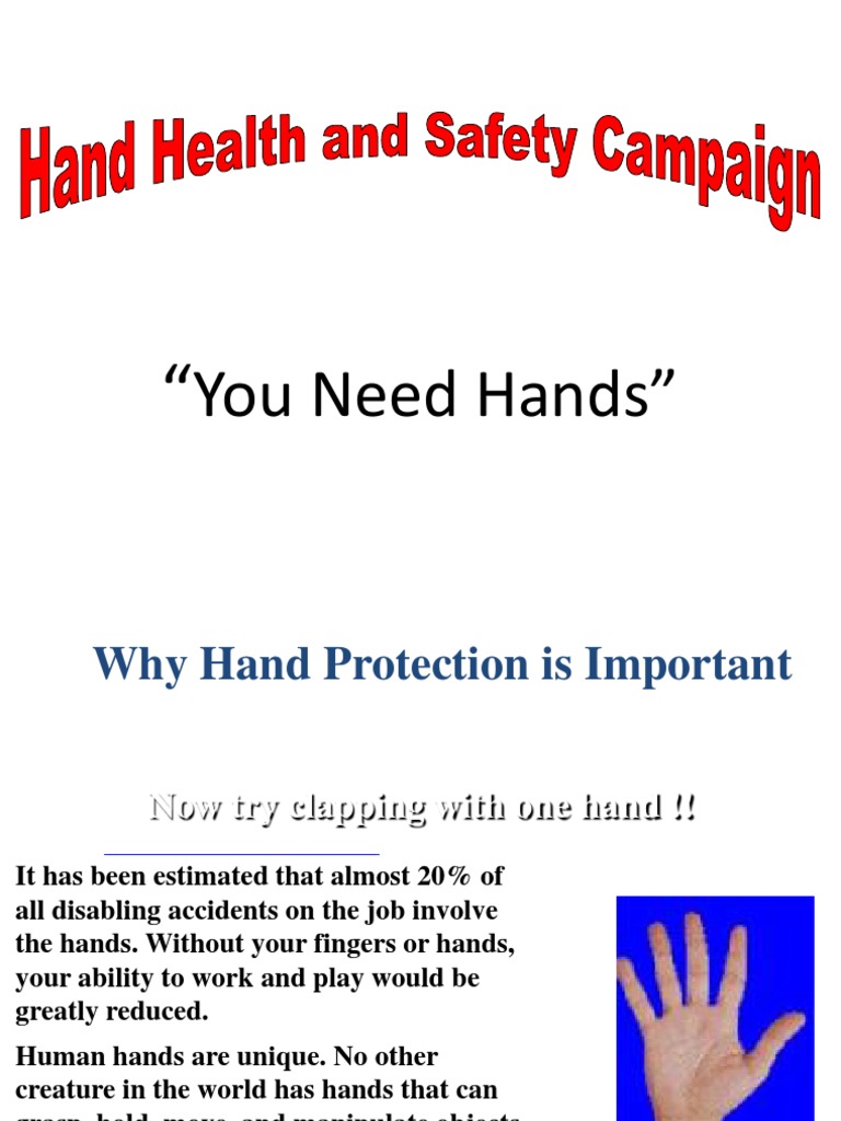 Essential Hand Safety Guidelines | PDF | Home & Garden | Wellness