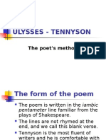 ulysses as a victorian poem