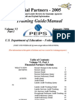 Financial Partners - 2005: Training Guide/Manual
