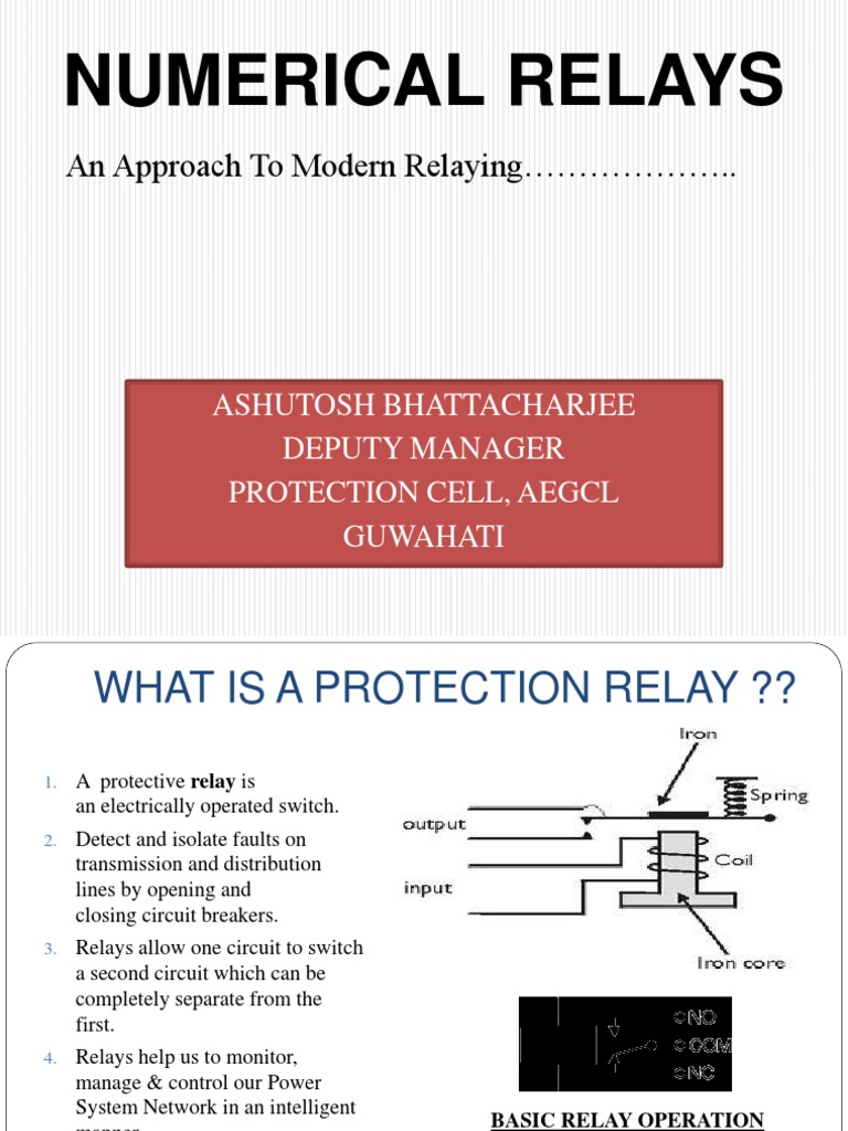 Numerical Relays Relay Field