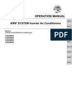 Manual de Operación FXZQ Español