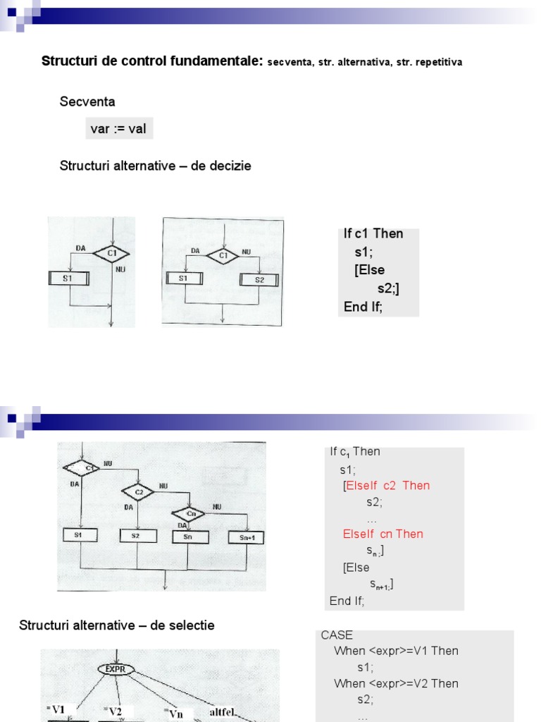 Control Structures in Programming | PDF