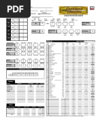 D&amp;D 3.5 Edition Interactive Character Sheet