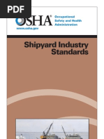 OSHA Shipyard Industry Standards