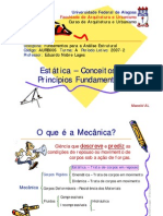 7 - Estatica - Conceitos e Principios Fundamentais