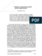 Alejandro Vigo - Incontinencia, Carácter y Razón Según Aristóteles PDF