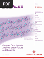 Download Complex Carbohydrate Analysis Enzymes Kits and Reagents - BioFiles Issue 23 by Sigma-Aldrich SN12764197 doc pdf