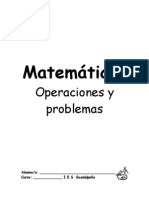 Cuadernillo de Matemáticas