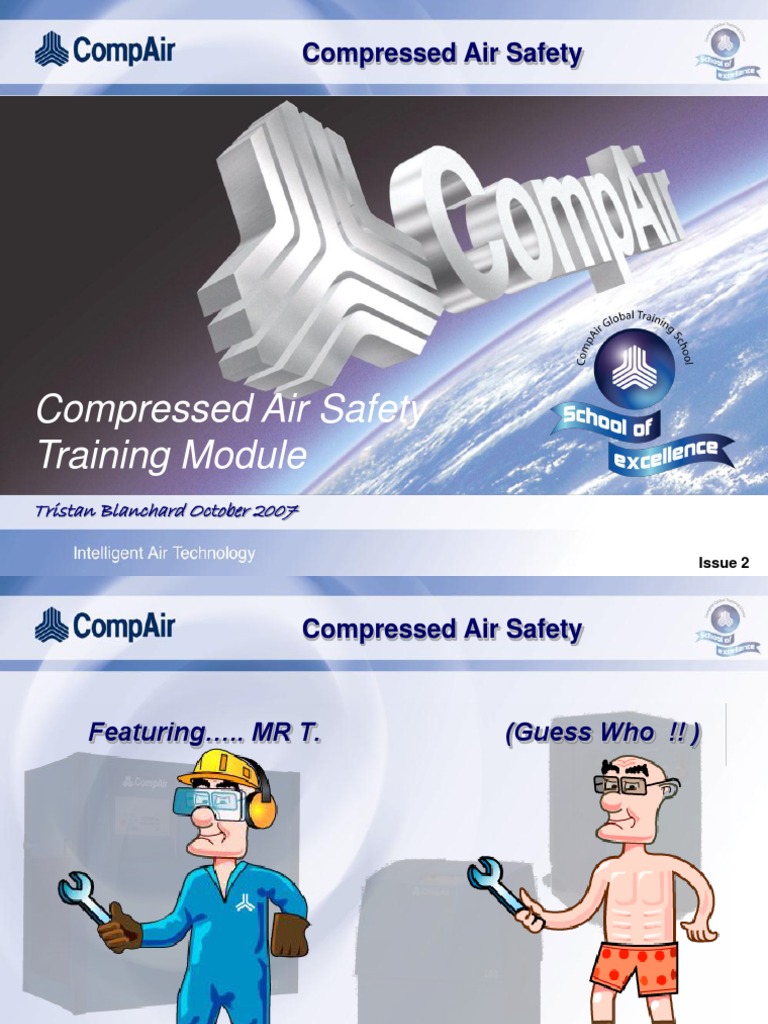 Compressed Air Safety Training Guide | PDF | Gas Compressor | Aviation ...