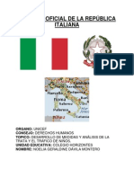 Posición Oficial de La Republica Italiana
