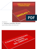 Derecho Procesal Constitucional - Unidad 1