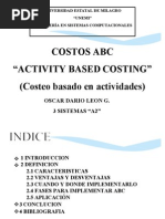 Sistema Costeo ABC