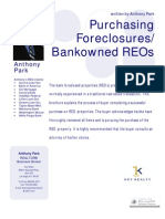 Purchasing Bankowned REOs