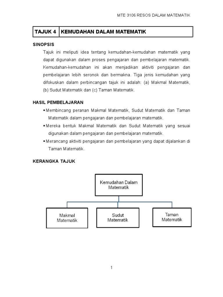Mte3106 Resos Topik 4 Pdf