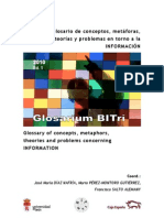 Glosario de Conceptos, Metaforas, Teorias y Problemas en Torno A La Informacion