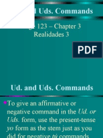 Ud. and Uds. Commands: Page 123 - Chapter 3 Realidades 3
