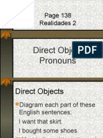 Realidades 2: Direct Object Pronouns