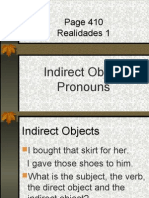 Realidades 1: Indirect Object Pronouns