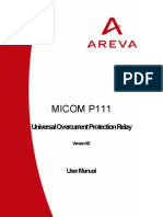 Micom P111 MANUAL PDF