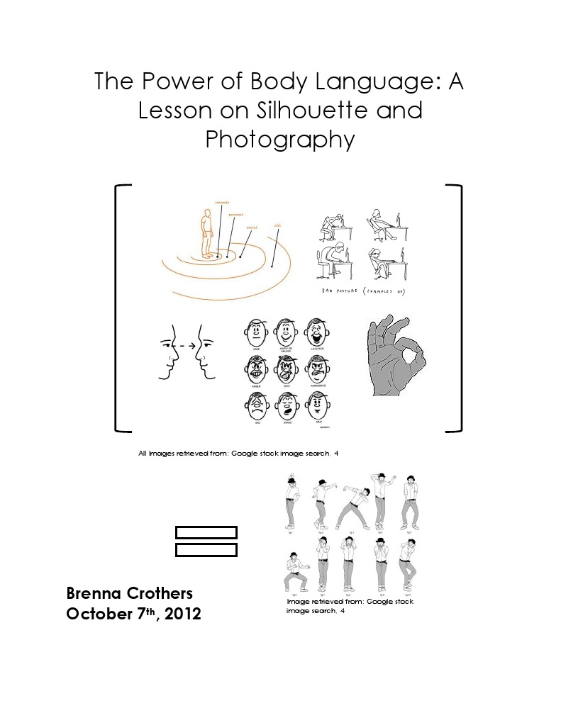 lesson plan 2body language Body Language Gesture