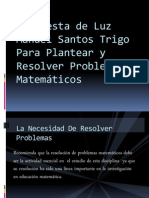 Propuesta de Luz Manuel Santos Trigo para Plantear