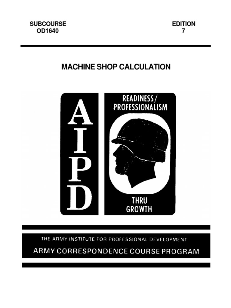 Machine Shop Math Fundamentals | PDF | Fraction (Mathematics ...