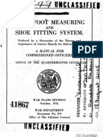 Shoe Fitting Manual For Commissioned Officers, 1918