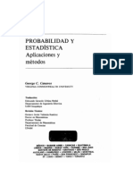 Canavos Probabilidad Estadistica Aplicaciones Metodos. Te Amo Libro