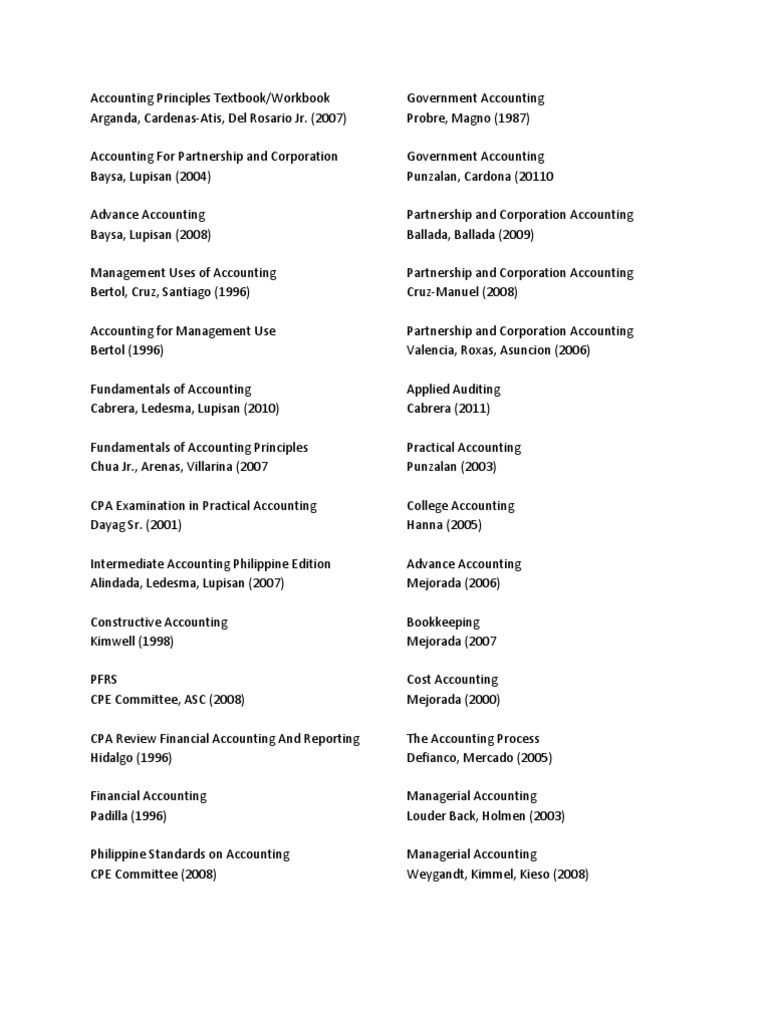 Accounting Principles and Textbooks Guide | PDF | Business