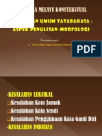 Kesalahan Umum Tatabahasa: Aspek Penulisan - Morfologi: 1) Nor Atirah Binti Mohd Rapingi