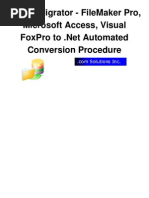 FmPro Migrator DotNet Conversion Procedure