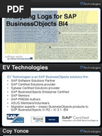 SAP BusinessObjects BI4 Log Analysis