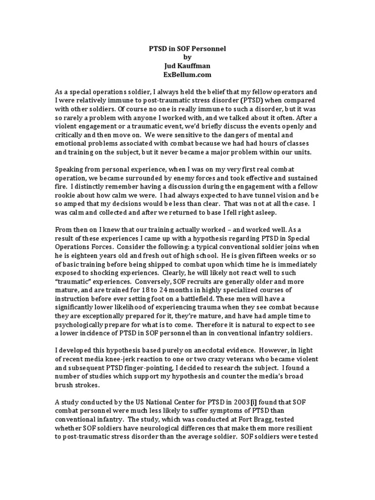 ptsd-and-special-operations-forces-posttraumatic-stress-disorder
