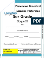 3er Grado - Bloque 3 - Ciencias Naturales