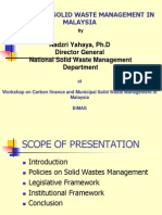 Overview of Solid Waste Management in Malaysia