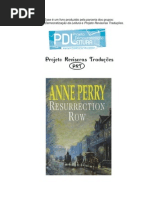 Anne Perry - Série Pitt 04 - O Beco dos Ressucitados