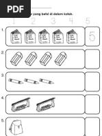 Latihan Mengira Dan Menulis Nombor (Lingkungan 1-5)