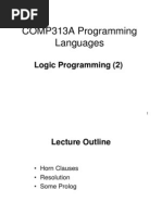 COMP313A Programming Languages