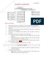 Form 3 Science Notes on Excretion