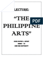 "The Philippine Arts": John Jospeh L. Suplay Abmc - 1D New Era University