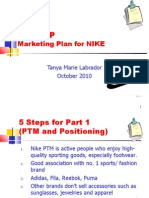 10 Step: Marketing Plan For NIKE