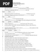 Unit 18 Vocabulary: Education and Learning A Complete Using The Correct Form of The Words in The Box